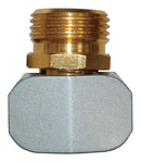 Rugg 5/8-3/4 in. Zinc Threaded Male Hose Coupling, Pack of 30