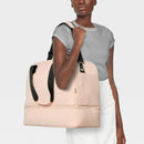 Weekender Bag with Drop-Bottom - Pink