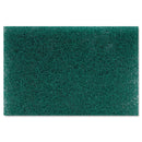 Boardwalk Heavy-Duty Scour Pad, Green, 6 X 9, 15/Carton - BWK186