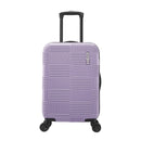 Checkered Hardside Carry On Spinner Suitcase - Soft Lilac
