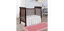 Dream On Me JPMA Certified Piper 4-in-1 Convertible Mini Crib in Espresso