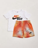 Nike Boys Just Do It Logo Shorts Set Toddler