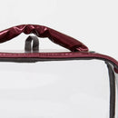 Clear Toiletry Kit and Bag - Open Story™ Burgundy