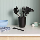 8pc Nylon Kitchen Utensil Set with Holder Black - Room Essentials™