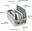 11-Piece Non-Stick Ceramic Bakeware Set - Beige