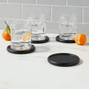 4pk Acacia Modern Coasters Black