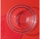 Pyrex 2pc 4qt and 2.5qt Glass Mixing Bowls with Plastic Lids
