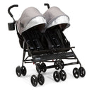 PowerGlyde Side-by-Side Double Stroller - Gray