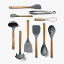 10pc Kitchen Utensil Set - Gray
