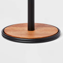 Wood Paper Towel Holder - Black