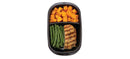 20pc TakeAlongs Meal Prep Divided Rectangle Containers Set