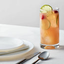 16.8 fl oz 4pk Glass Telford Tall Tumblers - Threshold™: Dishwasher-Safe Blown Glass Drinkware for Cold Beverages