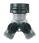 Gilmour Polymer Threaded 2 Male/1 Female Y-Hose Connector with Shut Offs, Pack of 12