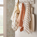 3pk Kitchen Towels - Terracotta Orange