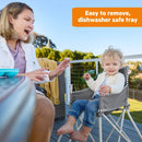 Pop 'n Dine Portable High Chair Indoor/Outdoor - Gray