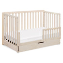 Colby 4-in-1 Convertible Crib with Trundle Drawer - Washed Natural