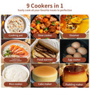 6 Qt Electric Pressure Cooker 9-in-1 - Stainless Steel