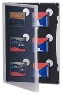 Gepe Card Safe Store - for Six CF  Flash Cards(Clear)