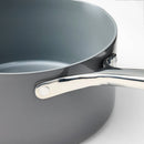 3qt Nonstick Ceramic Coated Aluminum Sauce Pan Dark Gray - ™