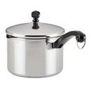 Covered Straining Saucepan - Stainless Steel