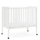 Portable Folding Mini Crib - Bianca White