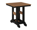 Berlin Gardens, Garden Classic 28″ Square Table, Antique Mahogany on Black