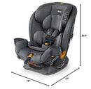 OneFit ClearTex All-in-One Convertible Car Seat - Slate