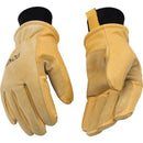 Kinco M Pigskin Leather Cold Weather Black/Gold Ski Gloves