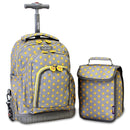Kids' Rolling Backpack and Lunch Bag - Candy Buttons