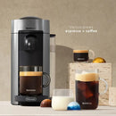 Coffee and Espresso Machine with Aeroccino - Gray