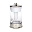 40 Cup Glass Water Pitcher with Ready-Pour + Free Water Quality Meter