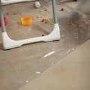 High Chair Square Floor Mat - Waterproof and Clear Floor Mat - Protects Floor from Spills and Messes - 49.5" x 49.5"