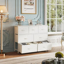 Dresser with 7 Drawers - White
