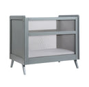 Mesh 2-in-1 Mini Crib - Gray