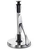 Paper Towel Holder With Stainless Steel Spring Arm