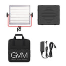 GVM RGB LED Studio Video Bi-Color Soft 1200D 3-Light Kit