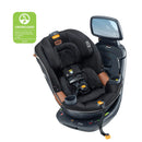 Fit360 Zip ClearTex Rotating Convertible Car Seat with Fit360 Mirror - Black/Black