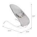 Spring 2-in-1 Infant Bouncer & Rocker, Lightweight with 3 Recline Positions