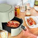 Beautiful 3 Qt Air Fryer with TurboCrisp Technology, Sage Green
