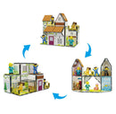 65PCS Magnetic Tile Building Set - Family Theme
