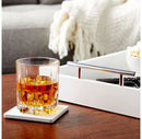 Serving Tray with Handles and Coasters