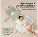 Portable Waterproof Diaper Changing Pad - Acacia