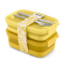 Ello Stackable Bento Lunch Container - Yellow