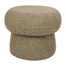 Mini Mushroom Pouf - latte teddy loop