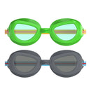 Junior Sprinter Swim Goggles - Black/Green