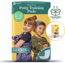 32 Ct Potty Training Diaper Booster Pads Size 2T-5T (22-35lbs) - White