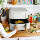9 Qt TriZone Dual Basket Air Fryer by Drew Barrymore - White Icing