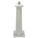 Rubbermaid Groundskeeper Tuscan Receptacle, 13 X 13 X 38.38, Sandstone - RCP9W300SST