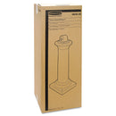 Rubbermaid Groundskeeper Tuscan Receptacle, 13 X 13 X 38.38, Sandstone - RCP9W300SST