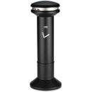 Rubbermaid Infinity Ultra-High Capacity Smoking Receptacle, 6.7 Gal, 41.5" High, Black - RCP9W34BLA